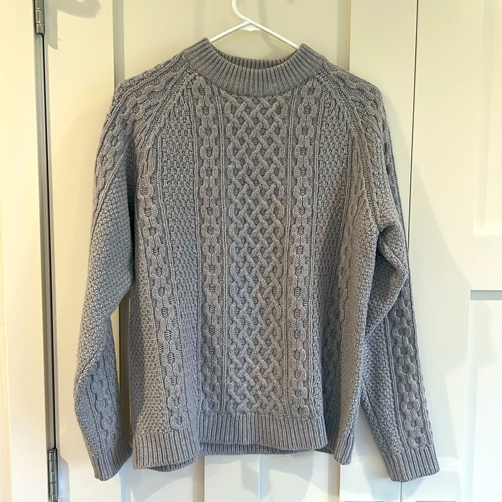 Emerson Fry Cable Fisherman Sweater EUC